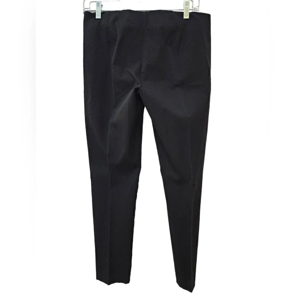 Lilly Pulitzer Black low-rise work‎ pants straight leg Womens Sz 8